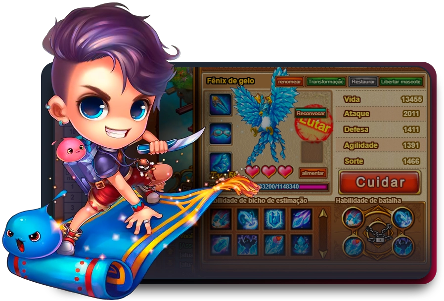 Fênix de Gelo no XTank Global.